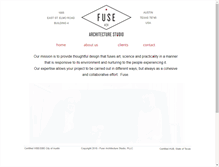 Tablet Screenshot of fuse-arch.com